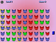 Kitty Match played 562 times to date.  Draw a line to connect kittens of matching colors!Use your mouse to draw lines to connect and match the kittens.
